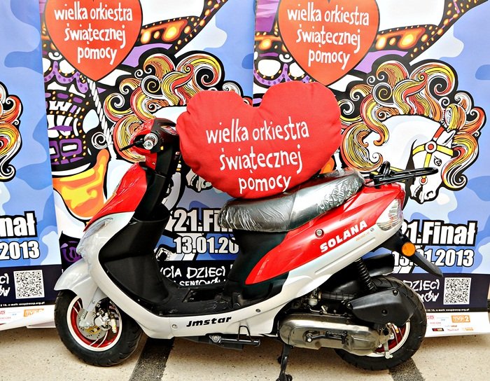 Elbląg, Jednym z przedmiotów wystawionych na aukcję będzie skuter