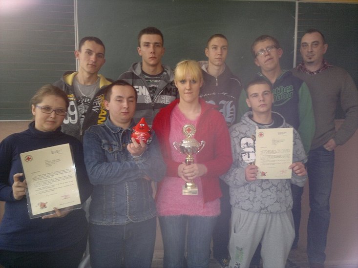 Elbląg, Młodzi krwiodawcy ze SOSW nr 1