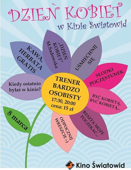 Elbląg, Dzień kobiet w kinie Światowid