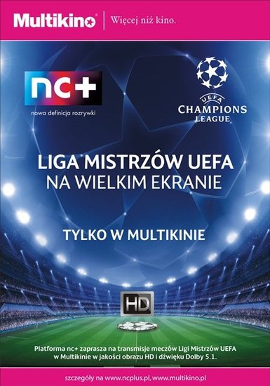 Elbląg, Ćwierćfinały Ligi Mistrzów UEFA w Multikinie