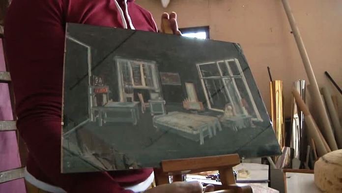 Elbląg, (kadr z materiału filmowego)