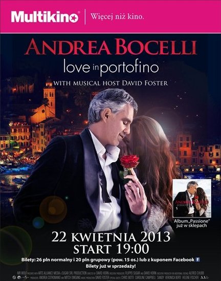 Elbląg, Multikino: Andrea Bocelli