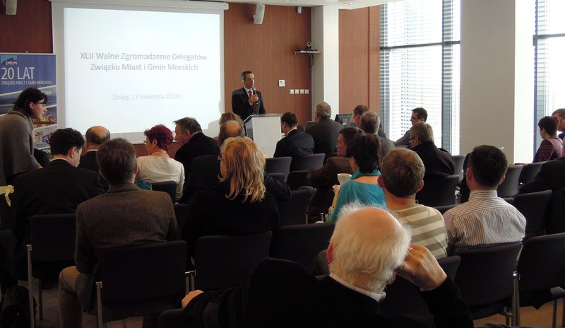 Elbląg, Związek Miast i Gmin Morskich o kanale przez Mierzeję
