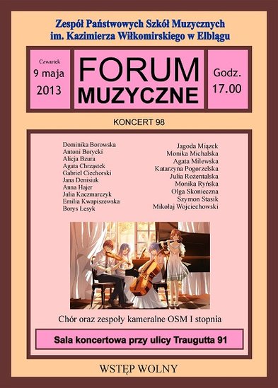 Elbląg, 98. Forum Muzyczne