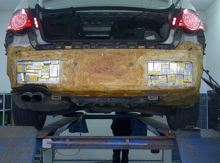 Elbląg, Passat z papierosami bez akcyzy zatrzymany