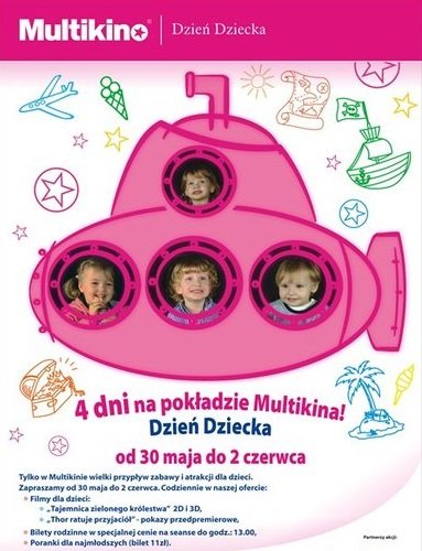 Elbląg, Tylko w elbląskim Multikinie Dzień Dziecka trwa aż 4 dni!