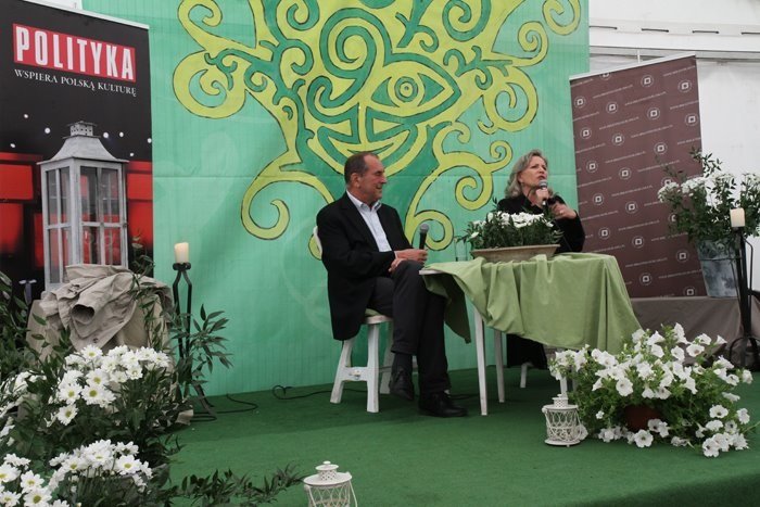 Elbląg, IX Letnie Ogrody Polityki z udziałem Zdzisława Pietrasika i Krystyny Jandy,