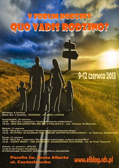 Elbląg, V Forum Rodziny Elbląg, V Forum Rodziny