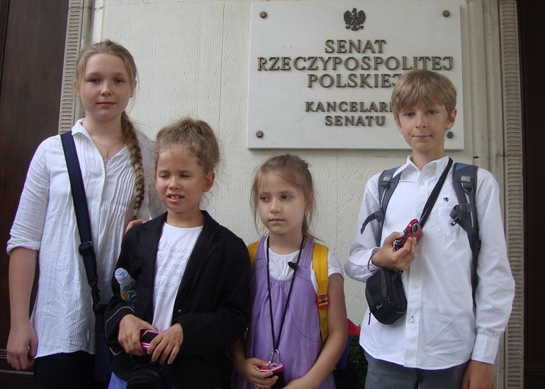 Elbląg, Uczniowie SP 21 w Sejmie i Senacie