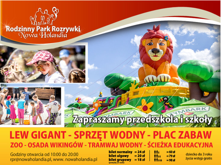 Rodzinny Park Rozrywki zaprasza przedszkola i szkoły
