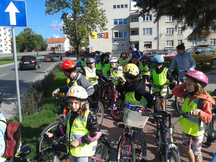 Elbląg, Mali rowerzyści