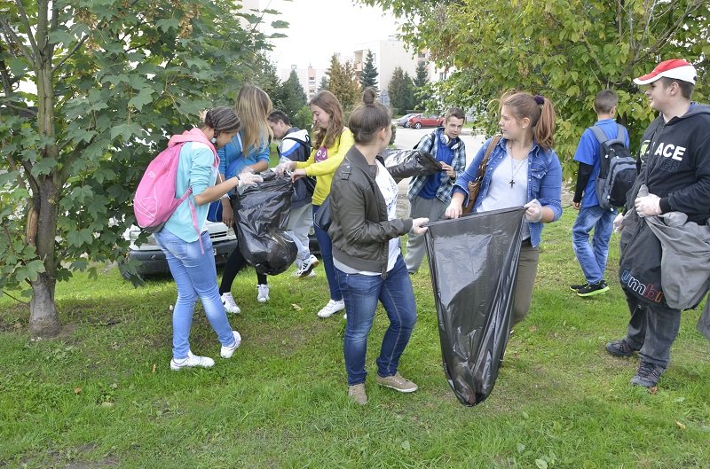 Elbląg, Sprzątanie Świata w ZS nr 1