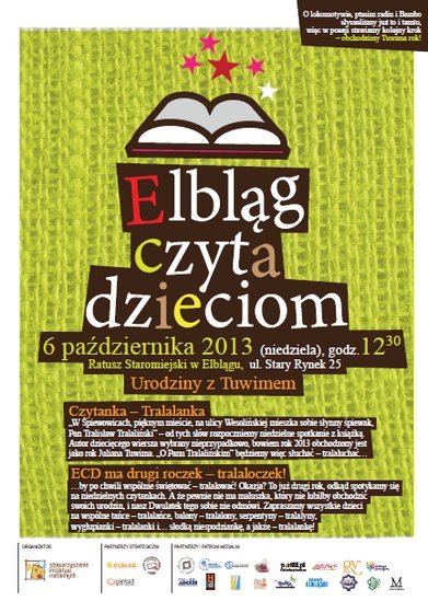 Elbląg, W niedzielę Elbląg Czyta Dzieciom Elbląg, W niedzielę Elbląg Czyta Dzieciom
