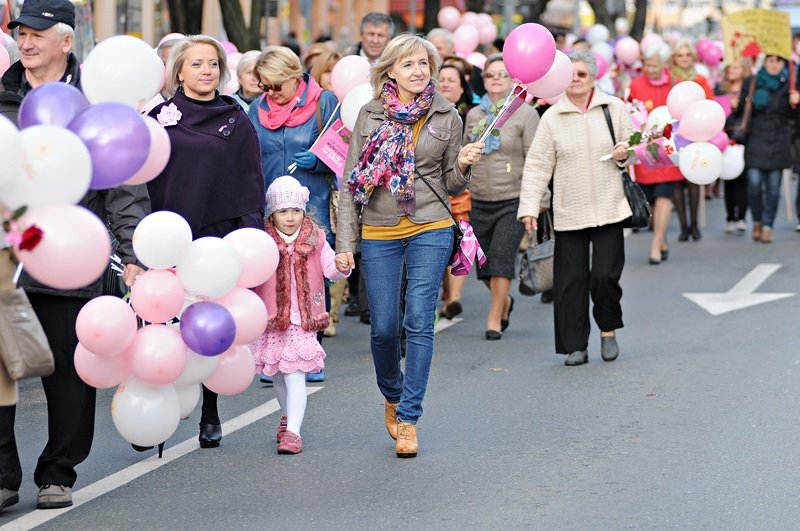 Elbląg, Marsz pod haslem Kocham Cię życie przeszedł dziś ulicami Elbląga