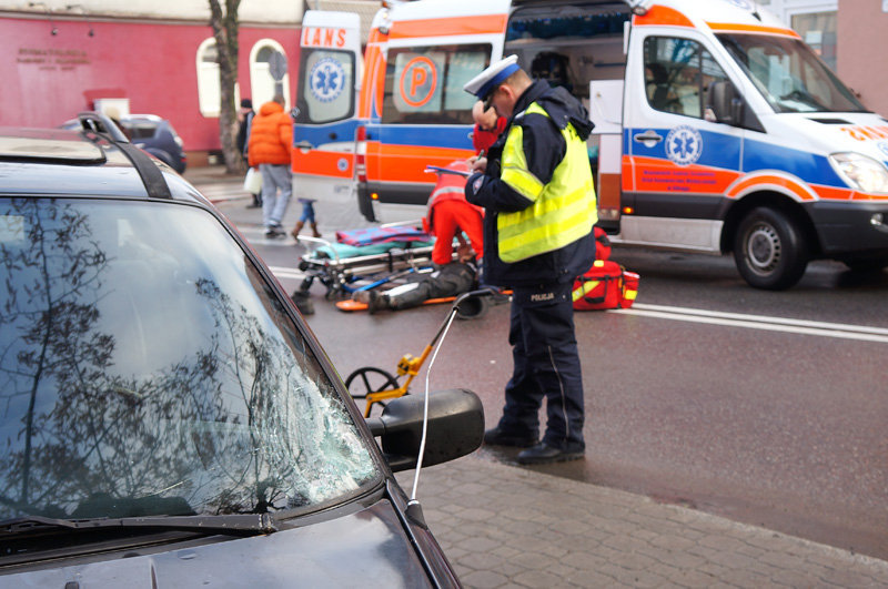 Elbląg, Pieszy w starciu z samochodem zawsze jest na straconej pozycji