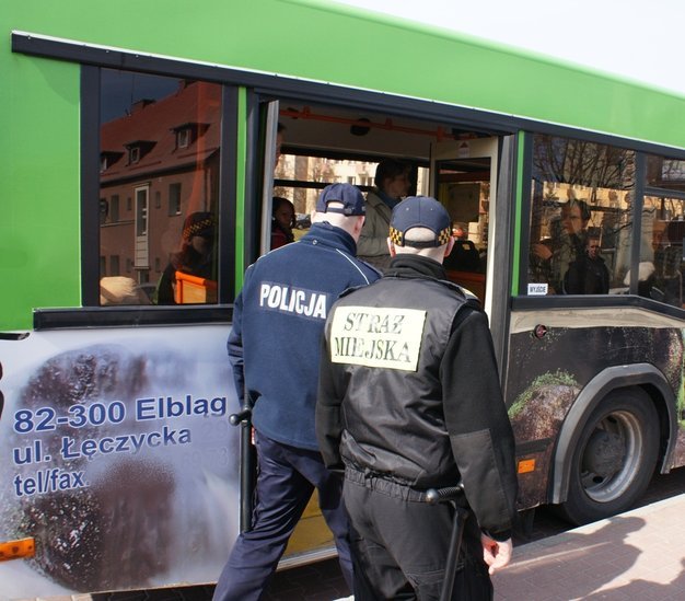 Elbląg, Dzielnicowi większość służby spędzają na patrolowaniu terenu