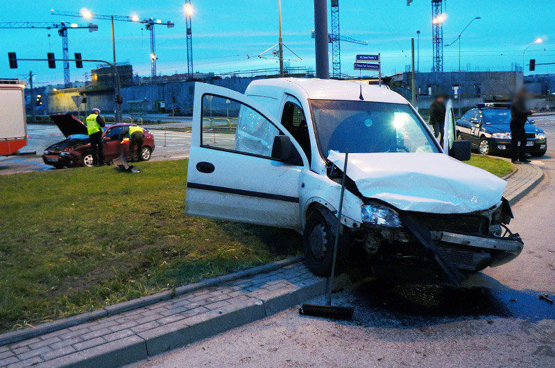 Elbląg, Poranny wypadek na skrzyżowaniu