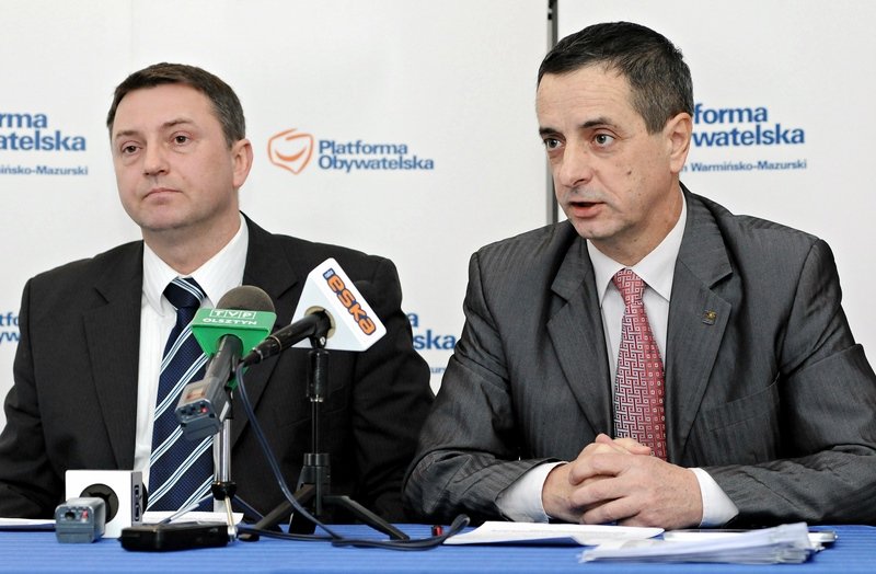 Elbląg, Od lewej: Marek Pilichowski, były dyrektor MPO i Jerzy Wcisła, przewodniczący PO w Elblągu Elbląg, Od lewej: Marek Pilichowski, były dyrektor MPO i Jerzy Wcisła, przewodniczący PO w Elblągu
