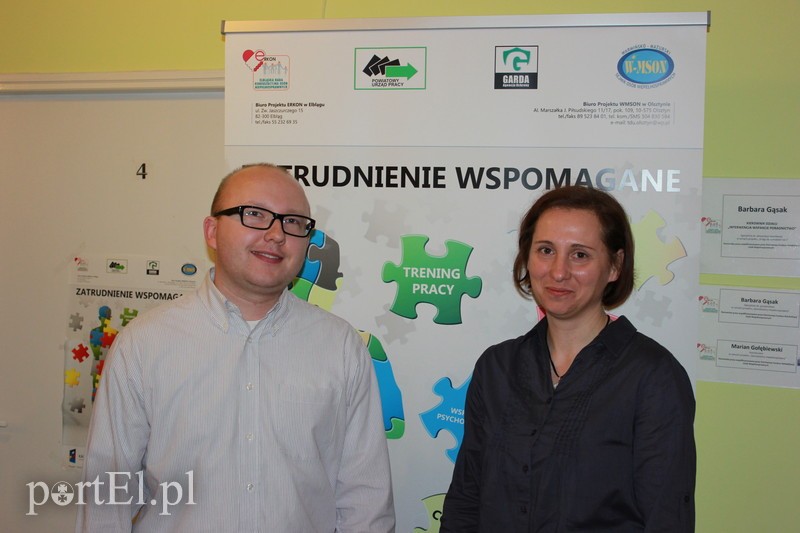 Elbląg, Krzysztof Grablewski i Anna Trzusolas Elbląg, Krzysztof Grablewski i Anna Trzusolas