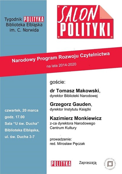Elbląg, Na ratunek czytelnictwu