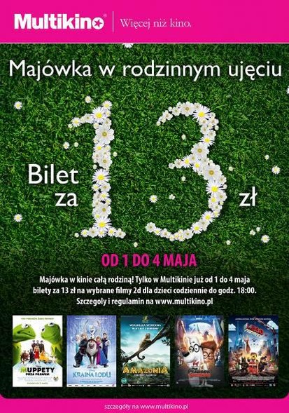 Elbląg, Rodzinna Majówka w Multikinie