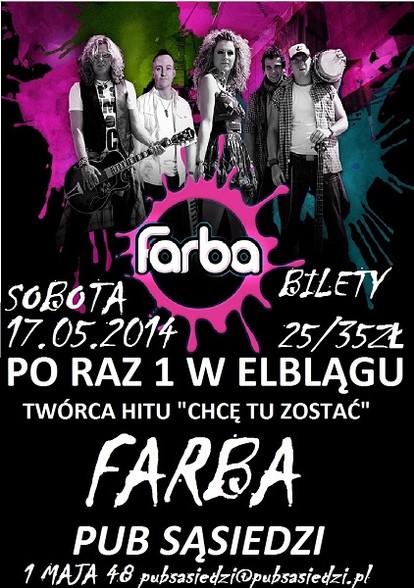 Elbląg, Farba u Sąsiadów