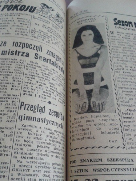 Elbląg, Kleopatra na plaży