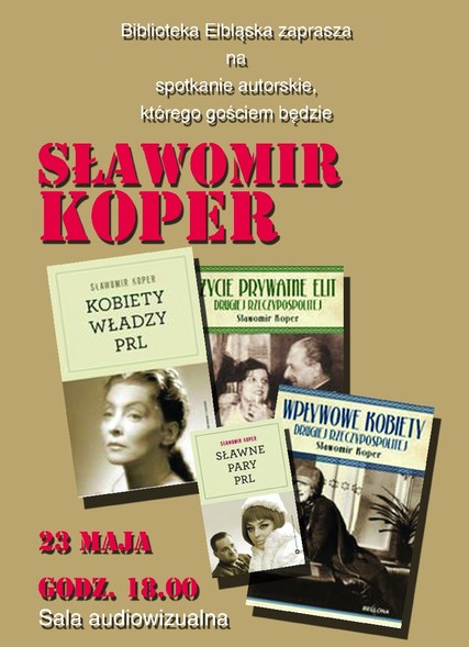 Elbląg, O historii inaczej. Sławomir Koper w bibliotece