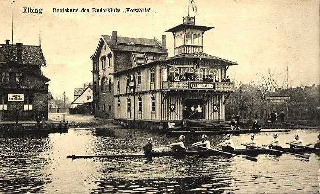 Elbląg, Wioślarze z klubu Vorwaerts