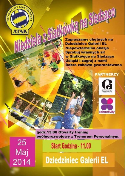 Elbląg, Niedziela z siatkówką na siedząco Elbląg, Niedziela z siatkówką na siedząco