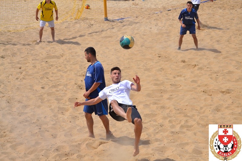 Elbląg, Piłkarskie emocje na plaży w Kadynach Elbląg, Piłkarskie emocje na plaży w Kadynach
