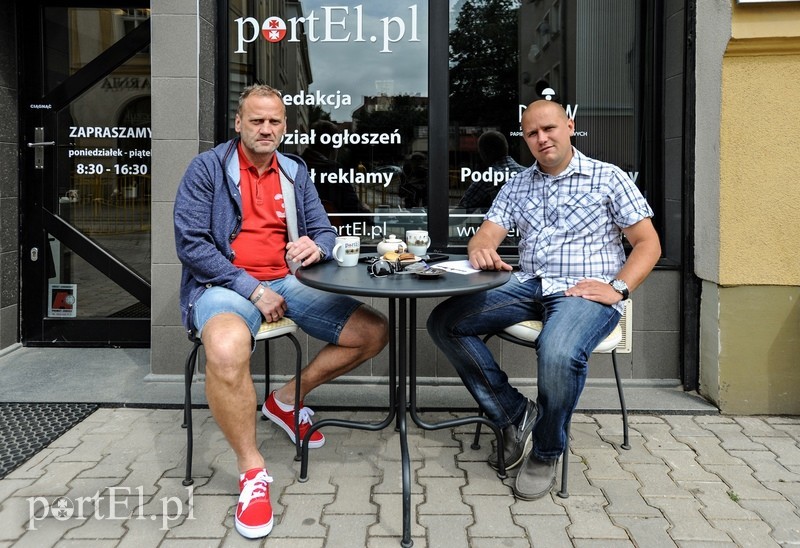Elbląg, Trener Adam Boros był gościem Caffe portEl.pl Elbląg, Trener Adam Boros był gościem Caffe portEl.pl