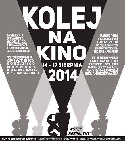 Kolej na kino rusza sierpniu