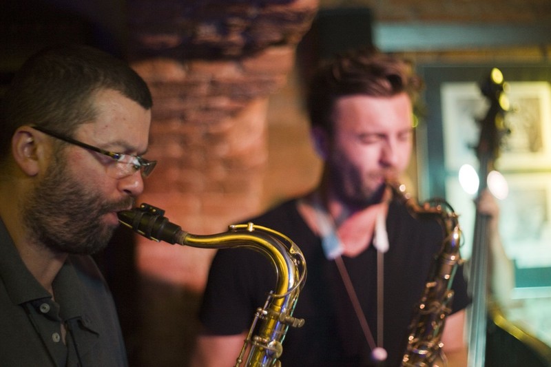 Elbląg, Na foto od lewej: Tomasz Grzegorski i Piotr Chęcki