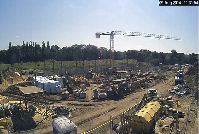 Elbląg, Postęp prac można śledzić na bieżąco dzięki zainstalowanej na budowie kamerze Elbląg, Postęp prac można śledzić na bieżąco dzięki zainstalowanej na budowie kamerze