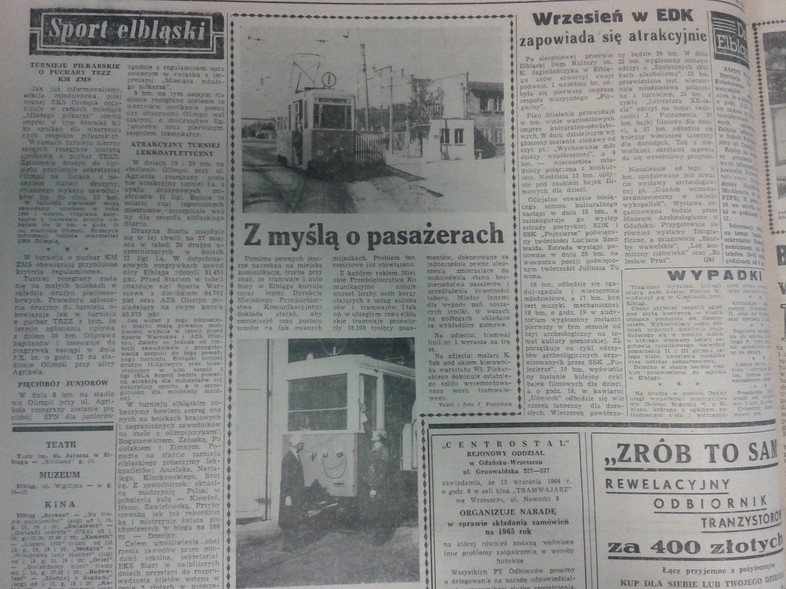 Elbląg, Z myślą o pasażerach