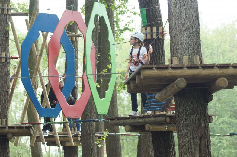 Park linowy za pół ceny