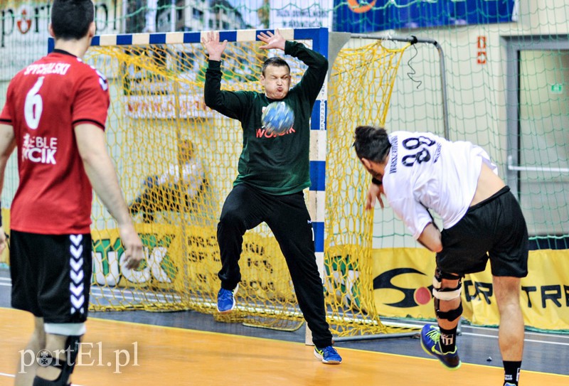 Elbląg, Marcin Głębocki był bardzo skuteczny w elbląskiej bramce Elbląg, Marcin Głębocki był bardzo skuteczny w elbląskiej bramce