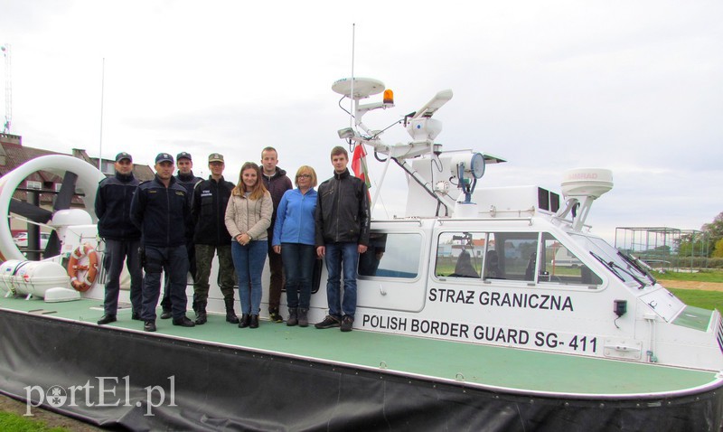 Elbląg, Morska lekcja na poduszkowcu Straży Granicznej Elbląg, Morska lekcja na poduszkowcu Straży Granicznej