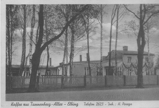 Elbląg, Nieistniejący już lokal gastronomiczny H. Posega Elbląg, Nieistniejący już lokal gastronomiczny H. Posega