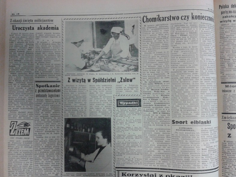 Elbląg, Z wizytą w spółdzielni "Zalew" Elbląg, Z wizytą w spółdzielni "Zalew"