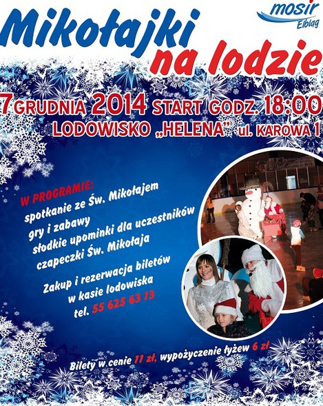 Elbląg, Mikołajki na lodzie z MOSiR-em Elbląg, Mikołajki na lodzie z MOSiR-em