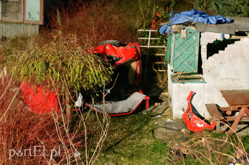 Elbląg, Fiestą wlecieli do ogródka działkowego Elbląg, Fiestą wlecieli do ogródka działkowego