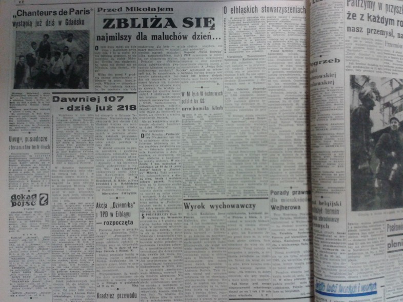 Elbląg, Akcja "Dziennika" i TPD w Elblągu - rozpoczęta