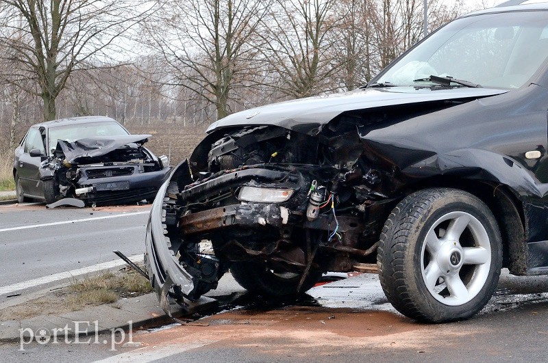 Elbląg, Wypadek w Kazimierzowie: dwie osoby w szpitalu