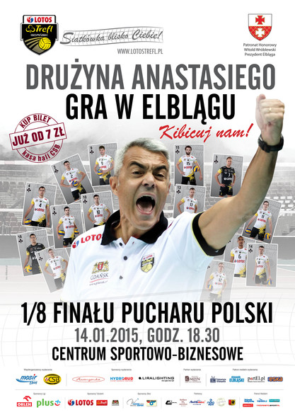 Elbląg, Coraz mniej biletów na mecz LOTOSU Trefla w Elblągu