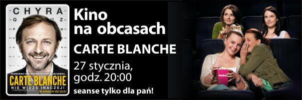 Elbląg, Dziś „Carte Blanche” premierowo w Kinie na Obcasach