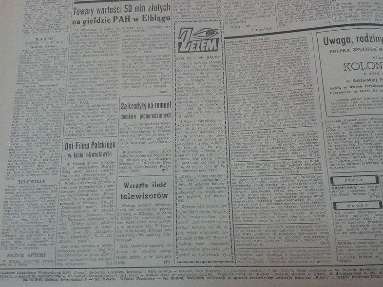 Elbląg, Wzrasta ilość telewizorów Elbląg, Wzrasta ilość telewizorów