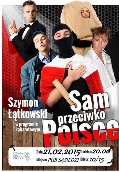 Elbląg, "Sam przeciwko Polsce". Stand-up u Sąsiadów