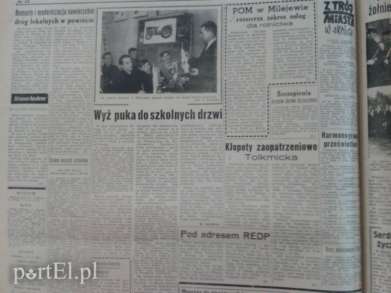 Elbląg, Kłopoty z zaopatrzeniem Tolkmicka Elbląg, Kłopoty z zaopatrzeniem Tolkmicka